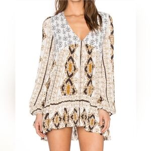 Free People 60's Down by the Bay Tunic